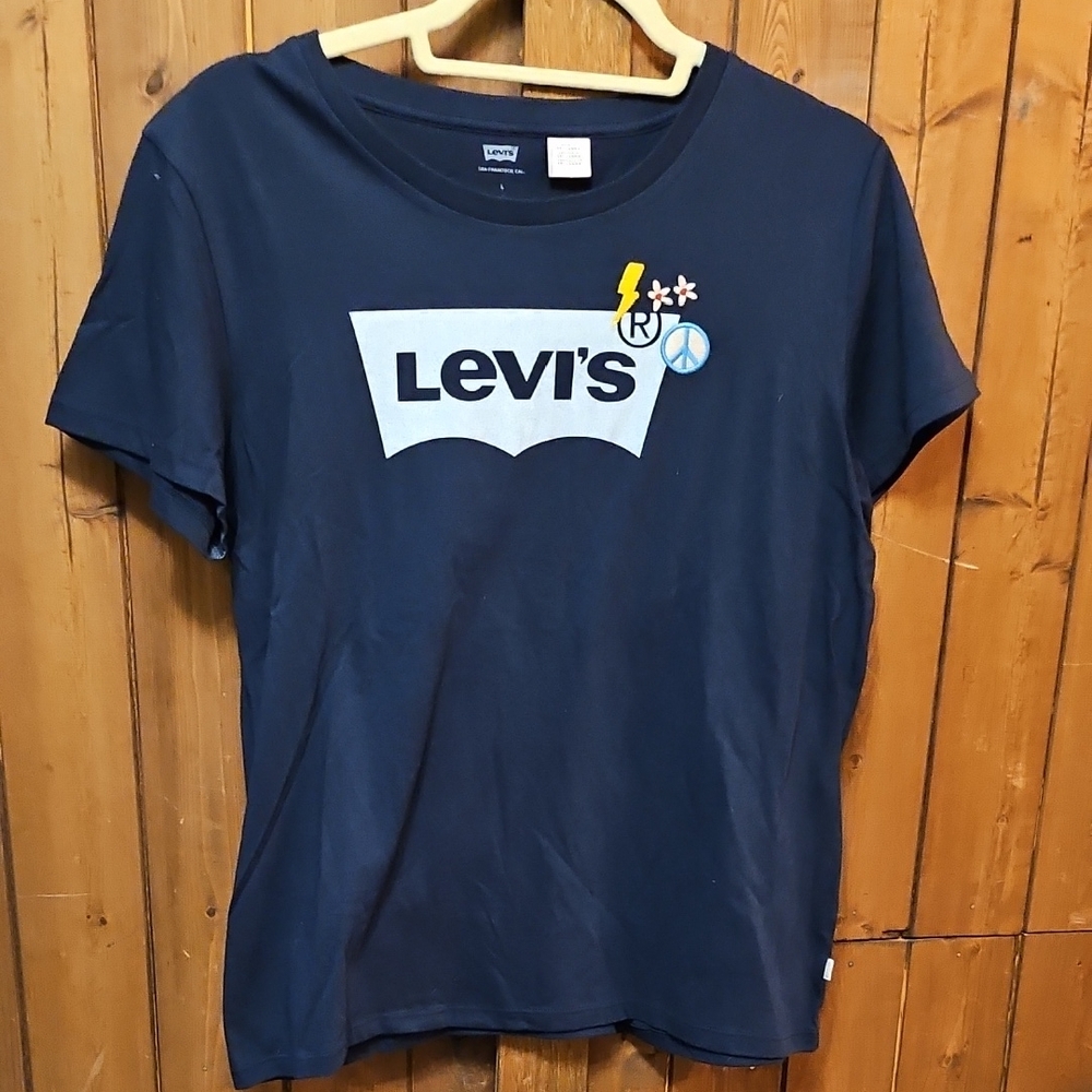 Levi's Dark Blue Logo Tee